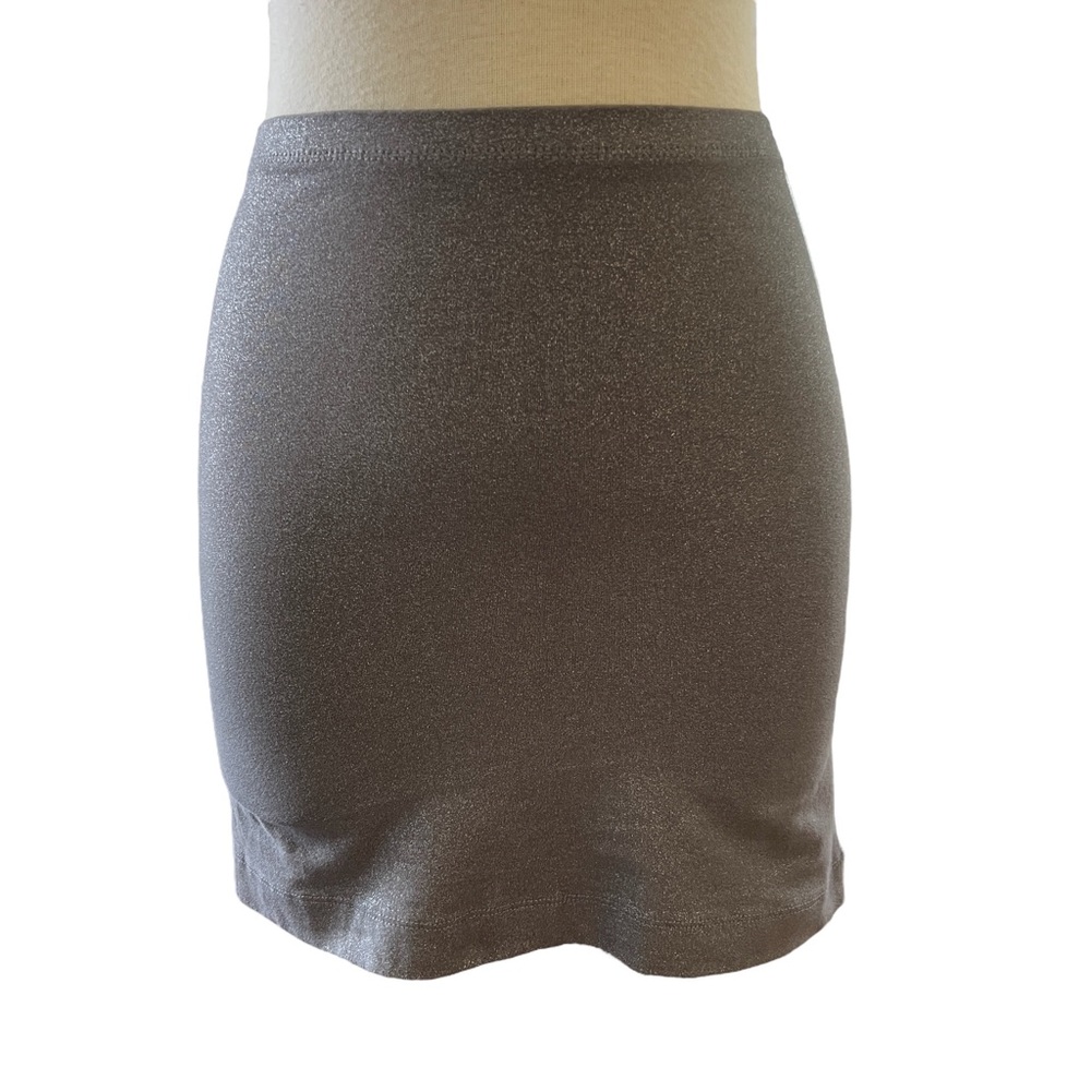 H&M Basic Everyday Pencil Knit Skirt Glitz